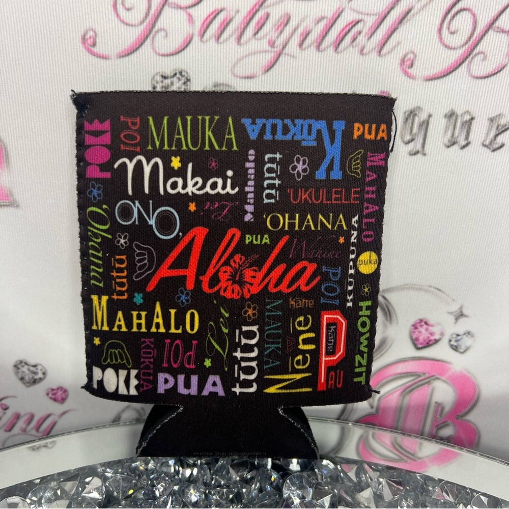 Hawaii shops of Hawaii can coozie cooler holder aloha island beach summer drink